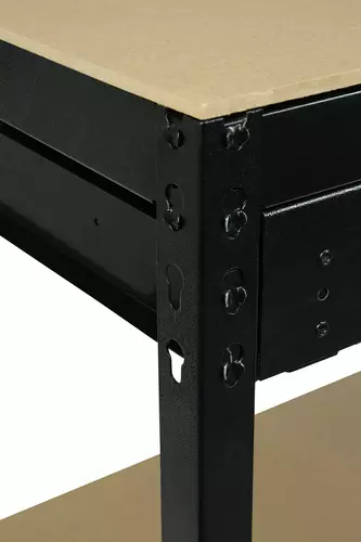 Zdjęcie produktu STÓŁ WARSZTATOWY NARZĘDZIOWY Z SZUFLADĄ CZARNY 6