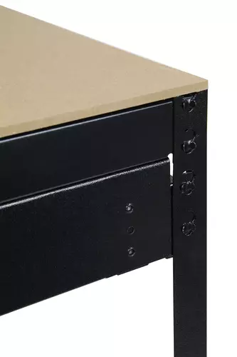 Zdjęcie produktu STÓŁ WARSZTATOWY NARZĘDZIOWY Z SZUFLADĄ CZARNY 7