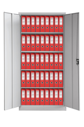 Zdjęcie produktu 2x SZAFA BIUROWA NA SEGREGATORY 900X450 H-1800 SZARA 3