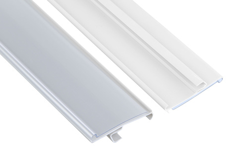 Zdjęcie produktu LISTWA CENOWA WCISKANA TE-39 L-1238 H-39  BIAŁA  2