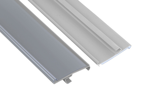 Zdjęcie produktu LISTWA CENOWA WCISKANA TE-39 L-988 H-39 RAL 7035 JASNY SZARY  2