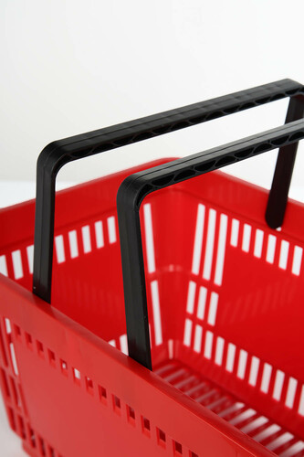 Zdjęcie produktu 100x KOSZYK 2 RĄCZKI CZERWONY 22L - ZESTAW 8