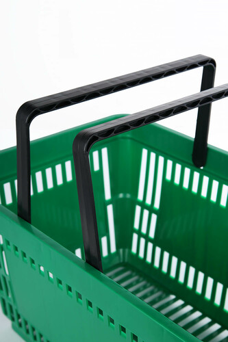 Zdjęcie produktu 20x KOSZYK 2 RĄCZKI CIEMNY ZIELONY 22L - ZESTAW 7