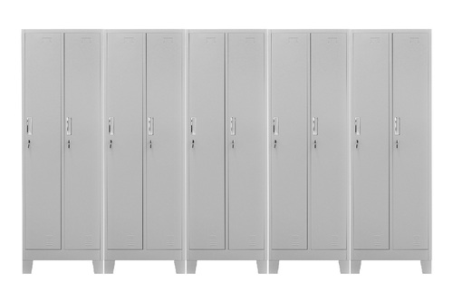 Zdjęcie produktu 5x SZAFKA PRACOWNICZA BHP 600X450 H-1800  SZARA  2