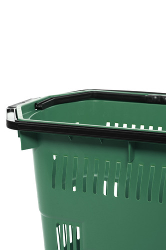 Zdjęcie produktu DUŻY KOSZ ZAKUPOWY Z RĄCZKĄ PODNOSZONĄ 55L  C. ZIELONY6029  4