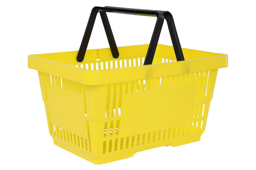 Zdjęcie produktu 15x KOSZYK 2 RĄCZKI ŻÓŁTY 22L - ZESTAW 4