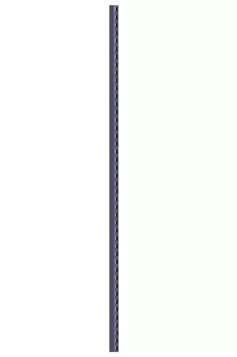 Zdjęcie produktu PROFIL NOGI 80X30 H-2100 C. SZARY MAT  2