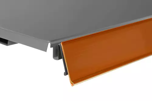 Zdjęcie produktu 25x LISTWA CENOWA KLEJONA DBR-39 L-1240 H-39 POMARAŃCZOWA - ZESTAW